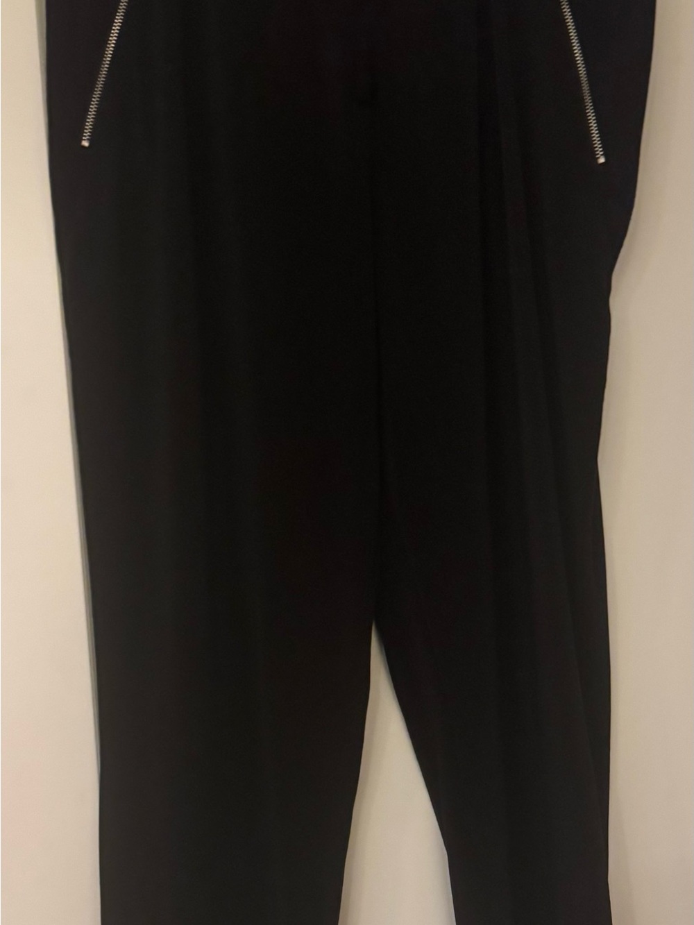 Robert Rodriguez Black Tapered Zip-Pocket Trousers